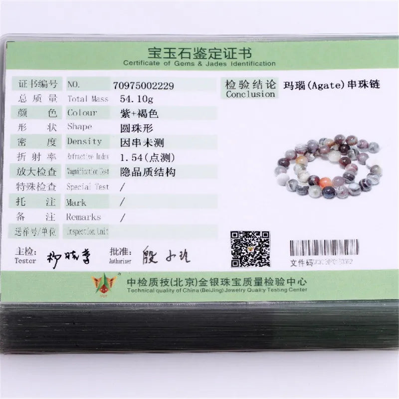 Natural Botswana Agate Faceted Round Beads – 15" Strand for DIY Jewelry Making (4mm / 6mm / 8mm / 10mm) - Image 5