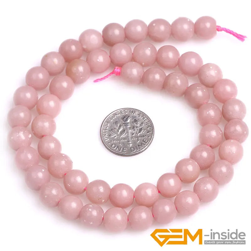 Natural 8mm Assorted Stone Round Beads – 15" Strand for DIY Jewelry Making - Image 38