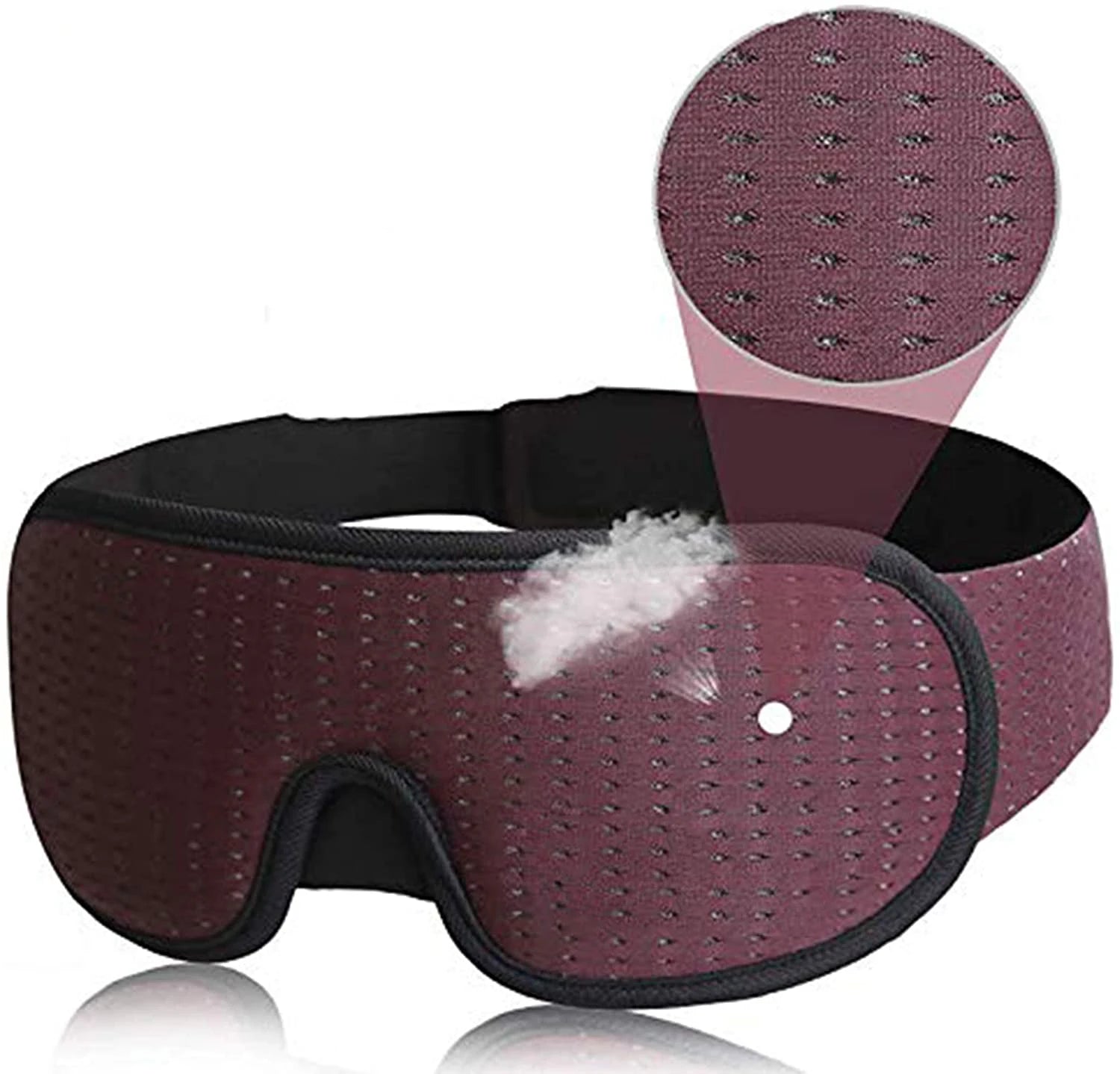 3D Sleep Mask - Soft Blockout Eye Cover for Comfortable Sleep - Image 9