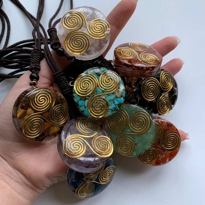Healing Copper Coils with Chakra Stones - Image 5