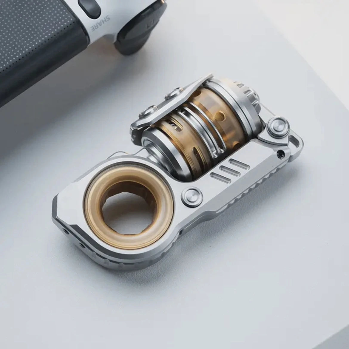 GobiggeR Sinian PEI Stainless Steel Tuning Fork Fidget Slider - Image 5