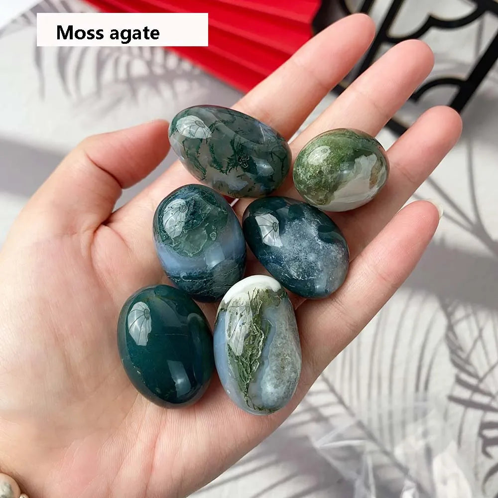 Natural Crystal Gemstone Tumbled Stones – Healing Reiki Decor for Home, Aquarium & Feng Shui - Image 20