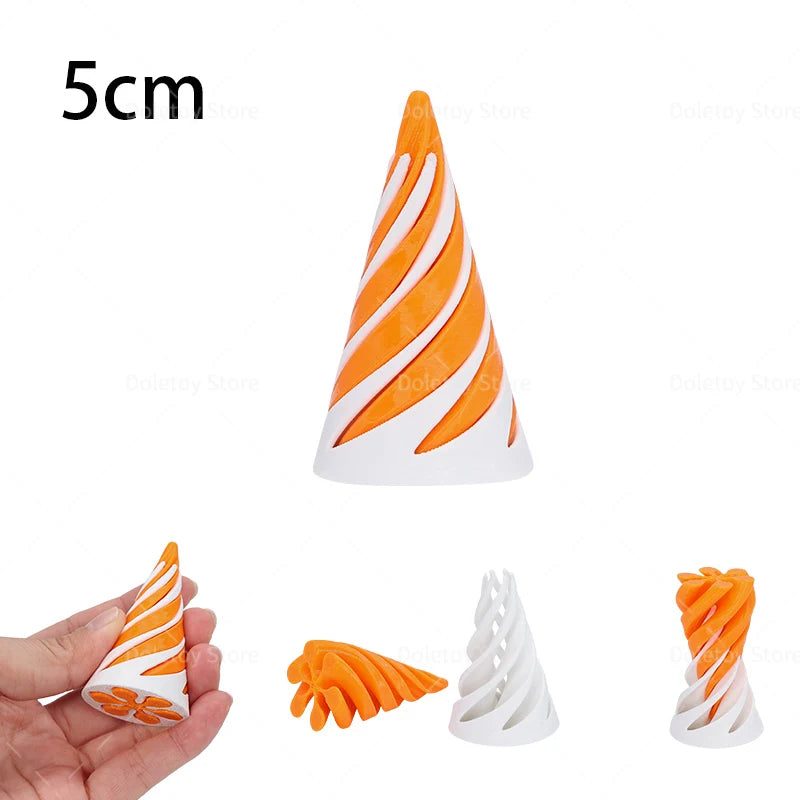 3D Printed Spiral Cone Toy - Image 16