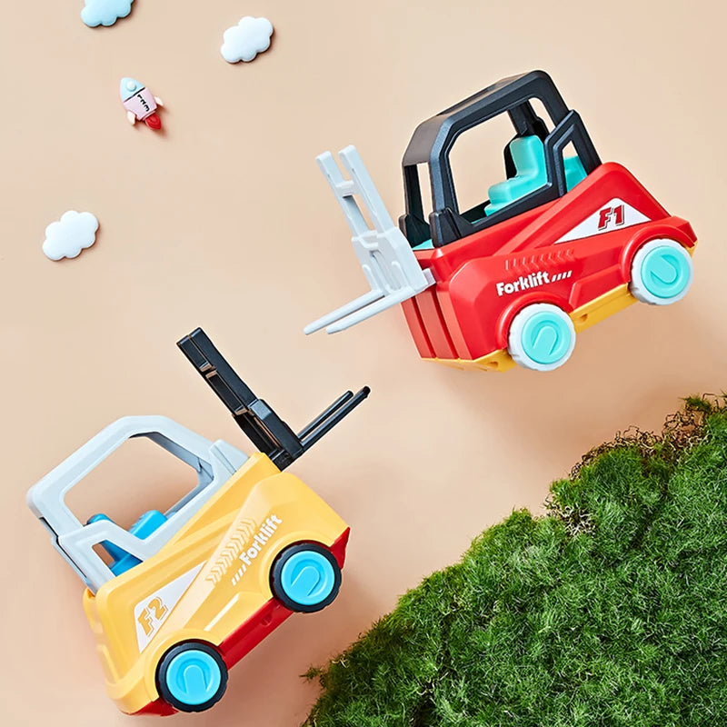 Crazy Forklift Stacking Toy - Interactive Educational Game - Image 5