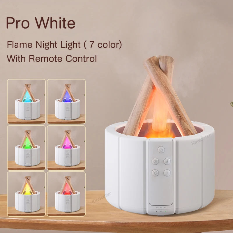 KINSCOTER Simulated Flame Aroma Diffuser & Ultrasonic Humidifier - Image 9