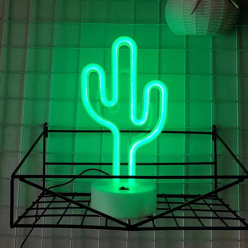 Cute Cactus Neon Sign Light - Image 5