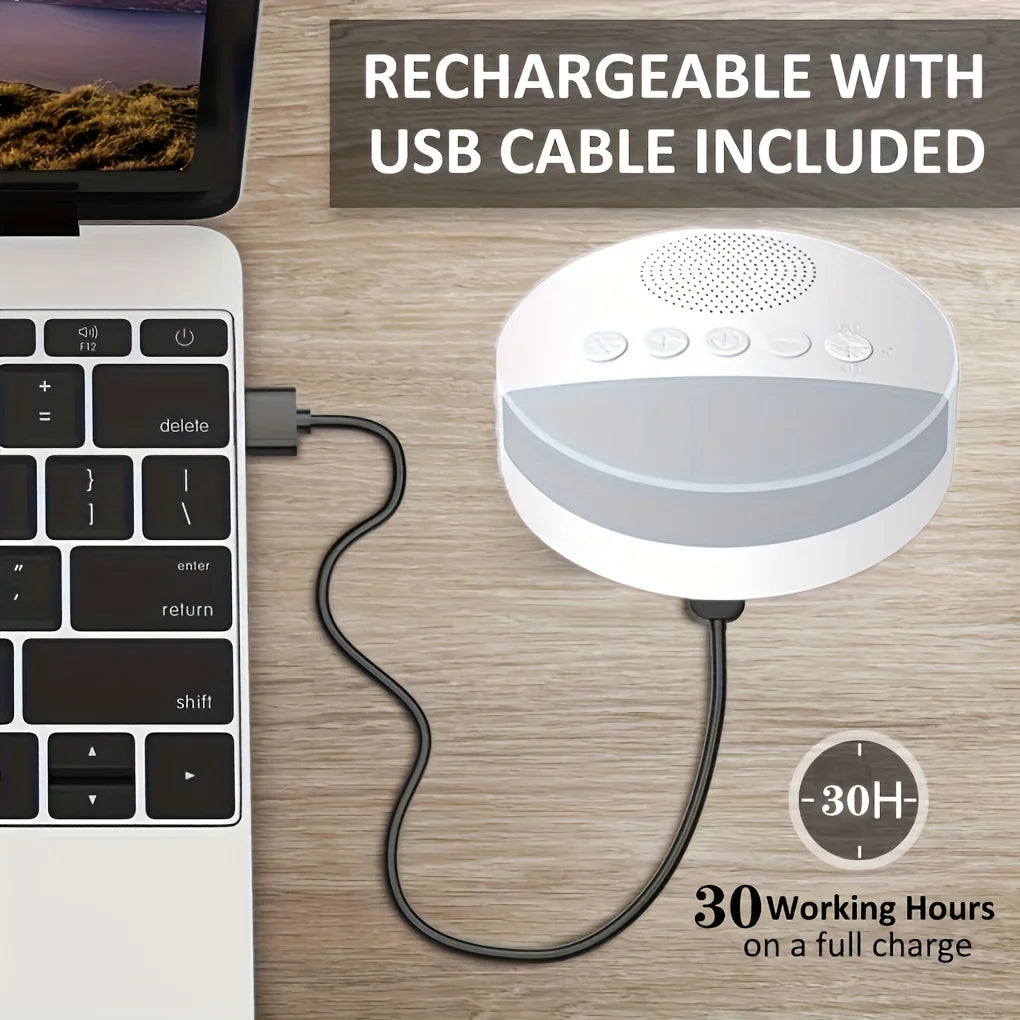 1200mAh Portable USB Rechargeable White Noise Machine - Image 5