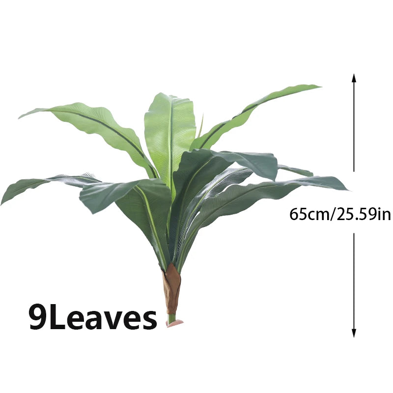 Large Artificial Tropical Banana Leaf Plant – Real Touch Faux Palm for Home, Garden & Event Decor - Image 9