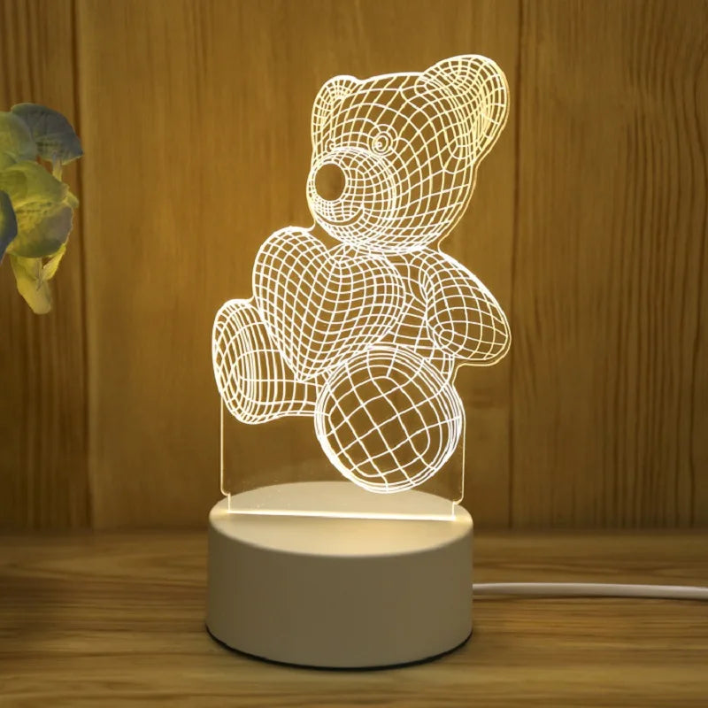 3D Creative Bear Lamp - Image 7