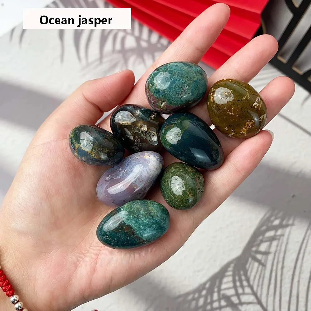 Natural Crystal Gemstone Tumbled Stones – Healing Reiki Decor for Home, Aquarium & Feng Shui - Image 9