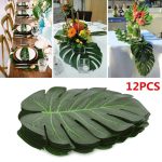 Artificial Tropical Palm Leaves – Hawaiian Luau & Jungle Theme Party Decor for Home & Events