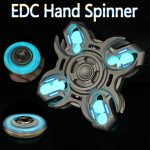 Future Punk Style EDC Metal Fidget Spinner for Adults