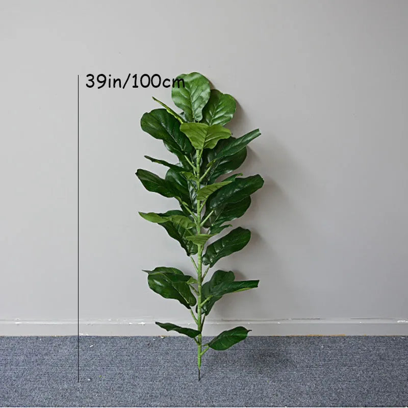 70in Artificial Ficus Tree – Large Tropical Real-Touch Banyan Plant for Home, Garden & Shop Decor - Image 5