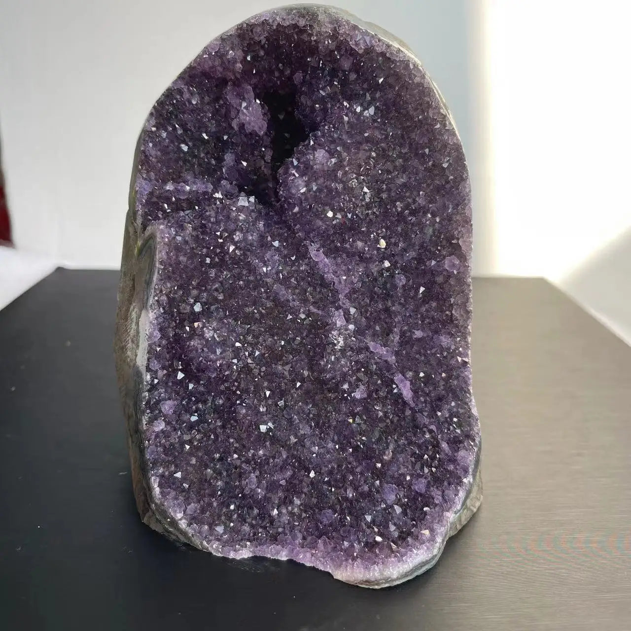 1PC Natural Amethyst Crystal Cluster – Raw Quartz Mineral for Healing, Feng Shui & Home Decor - Image 3