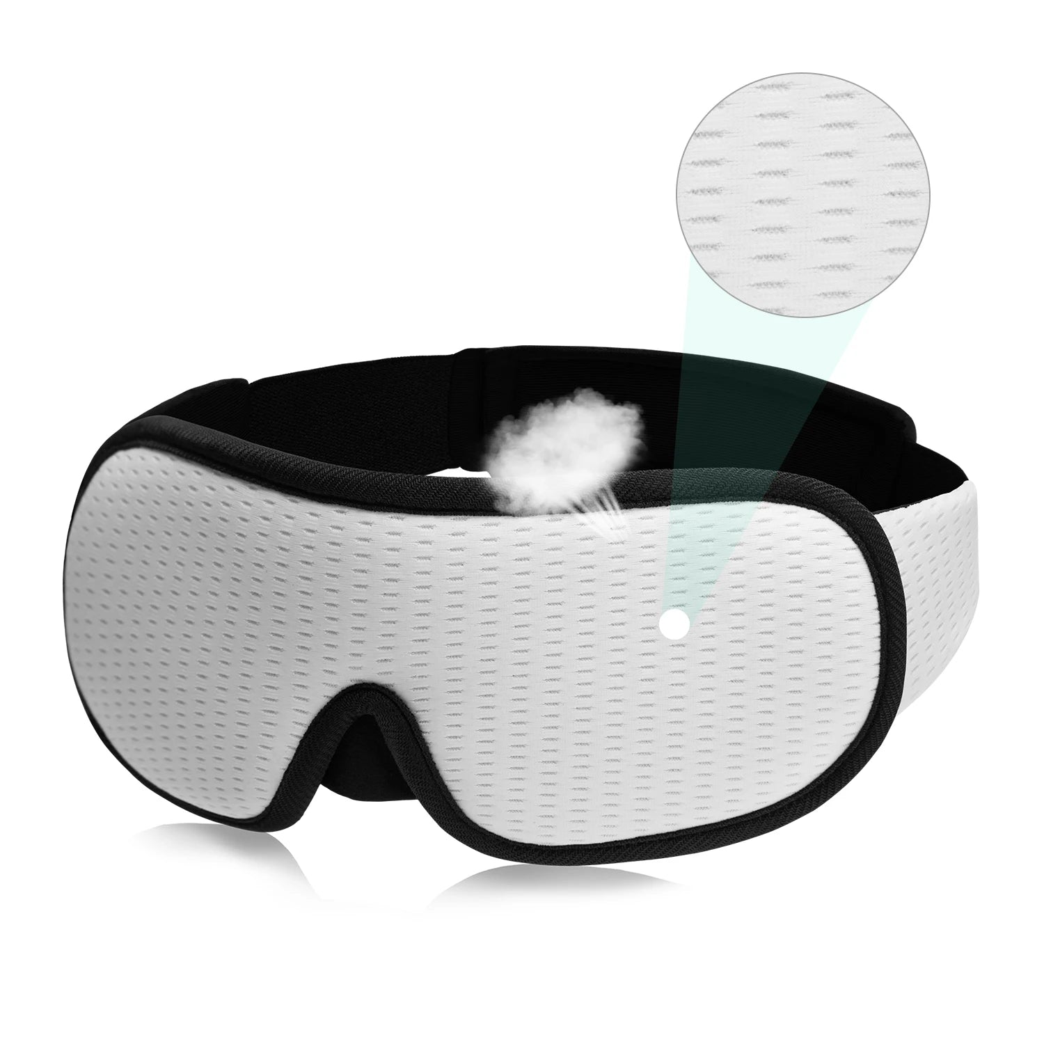 3D Sleep Mask - Soft Blockout Eye Cover for Comfortable Sleep - Image 10
