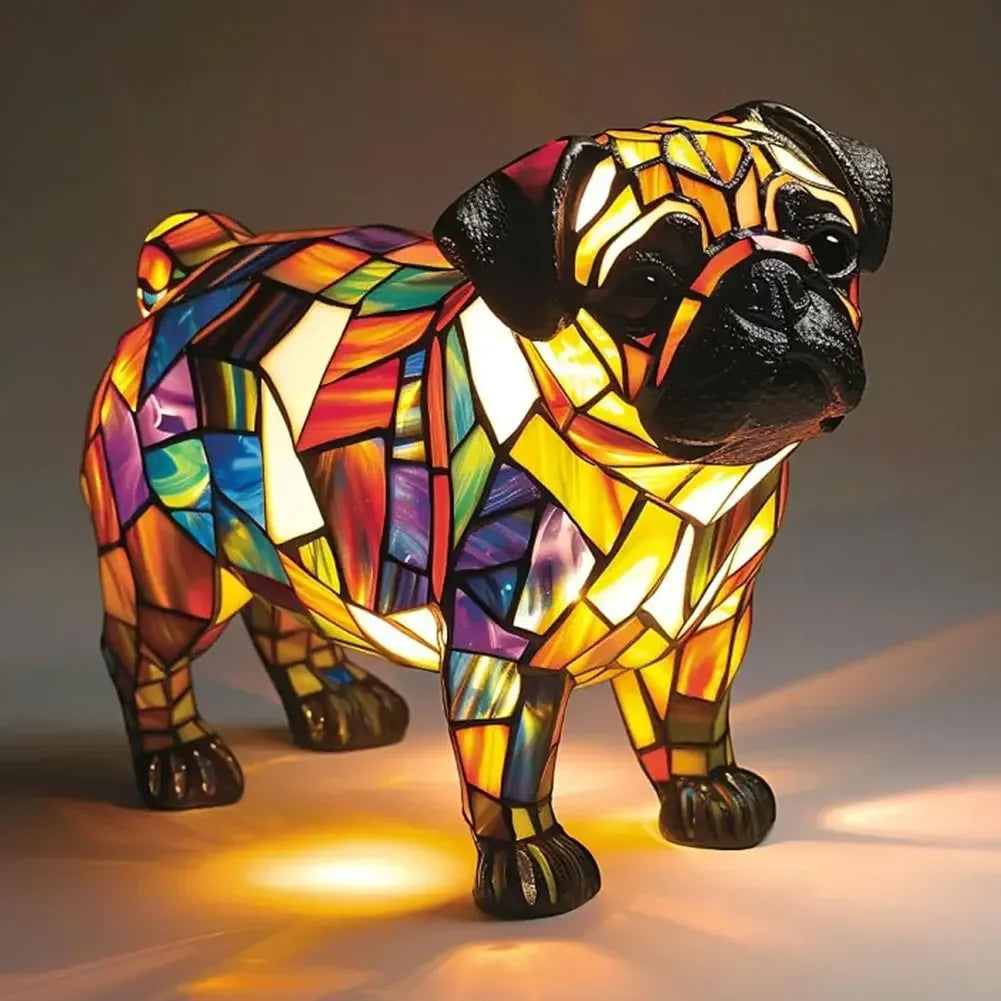 Magical & Colorful Strange Dog LED Desk Lamp – Artistic Bedside Night Light for Living Room & Bedroom - Image 11