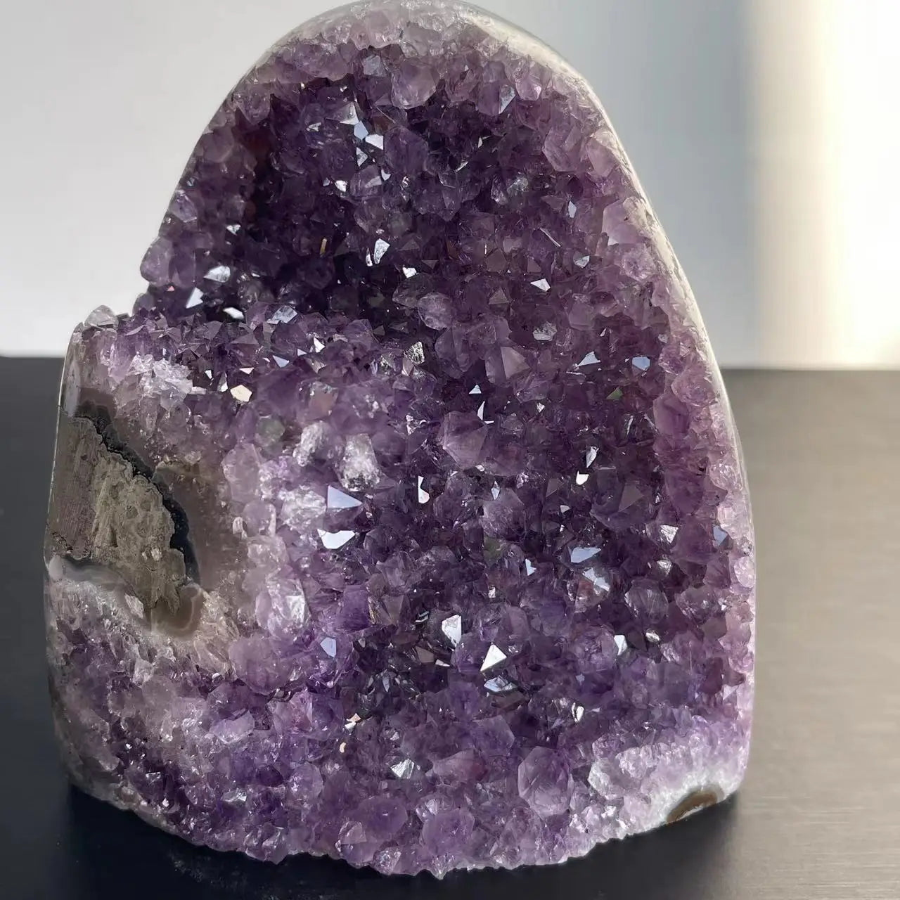 1PC Natural Amethyst Crystal Cluster – Raw Quartz Mineral for Healing, Feng Shui & Home Decor - Image 2