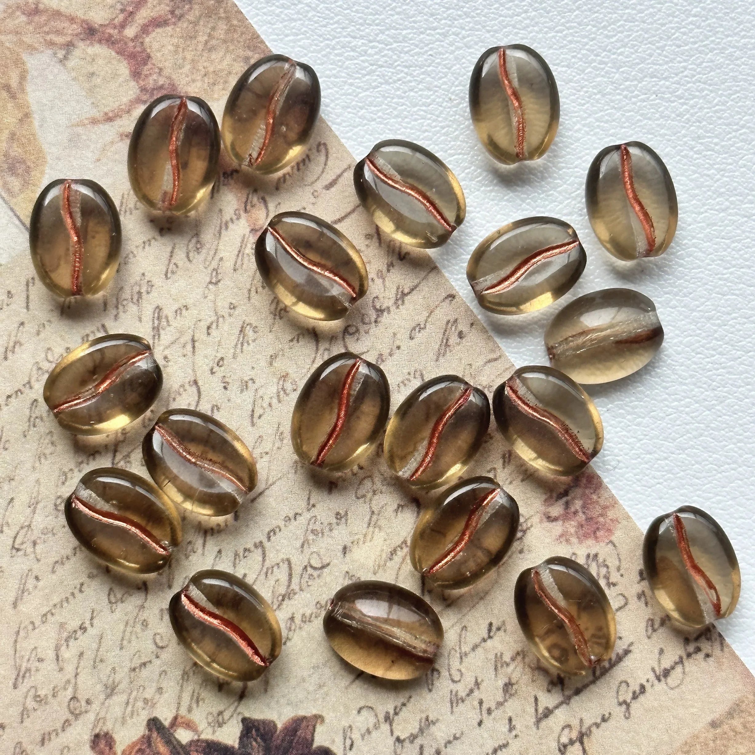 Czech Glass Coffee Beads – Loose Beads for DIY Handmade Accessories - Image 9